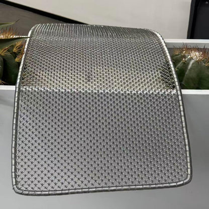 Heavy Duty Outdoor Floor Mat, 31.5" x 16.9" Metal Scraper Door Mats, All Weather Stainless Steel Mud Mat, Waterproof Entrance Doormat for Patio Garden Use