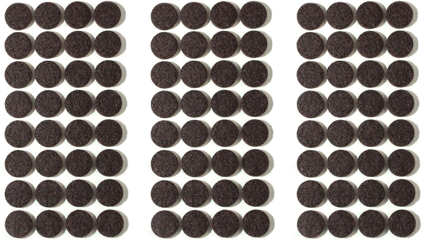 Furnigear Felt Furniture Pads for Hardwood Floors - Self Adhesive Chair Felt Pads, Floor Protector for Furniture Feet, Furniture Sliders Moving Your Furniture Smoothly - Anti Scratch 96 Pcs 3/4" Round