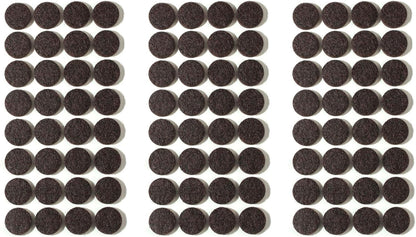 Furnigear Felt Furniture Pads for Hardwood Floors - Self Adhesive Chair Felt Pads, Floor Protector for Furniture Feet, Furniture Sliders Moving Your Furniture Smoothly - Anti Scratch 96 Pcs 3/4" Round