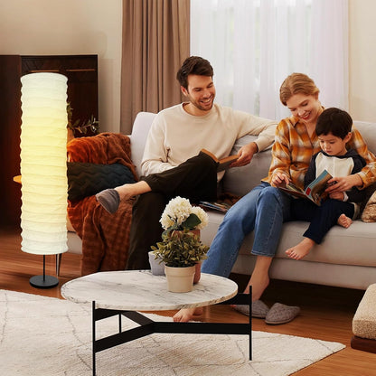 Paper Lamp Shade, Floor Lamp Shade, Rice Paper Lampshade, 37.4 X 8.66 in Floor Light Cover Replacement for Living Room Home Hotel Bedside Desk