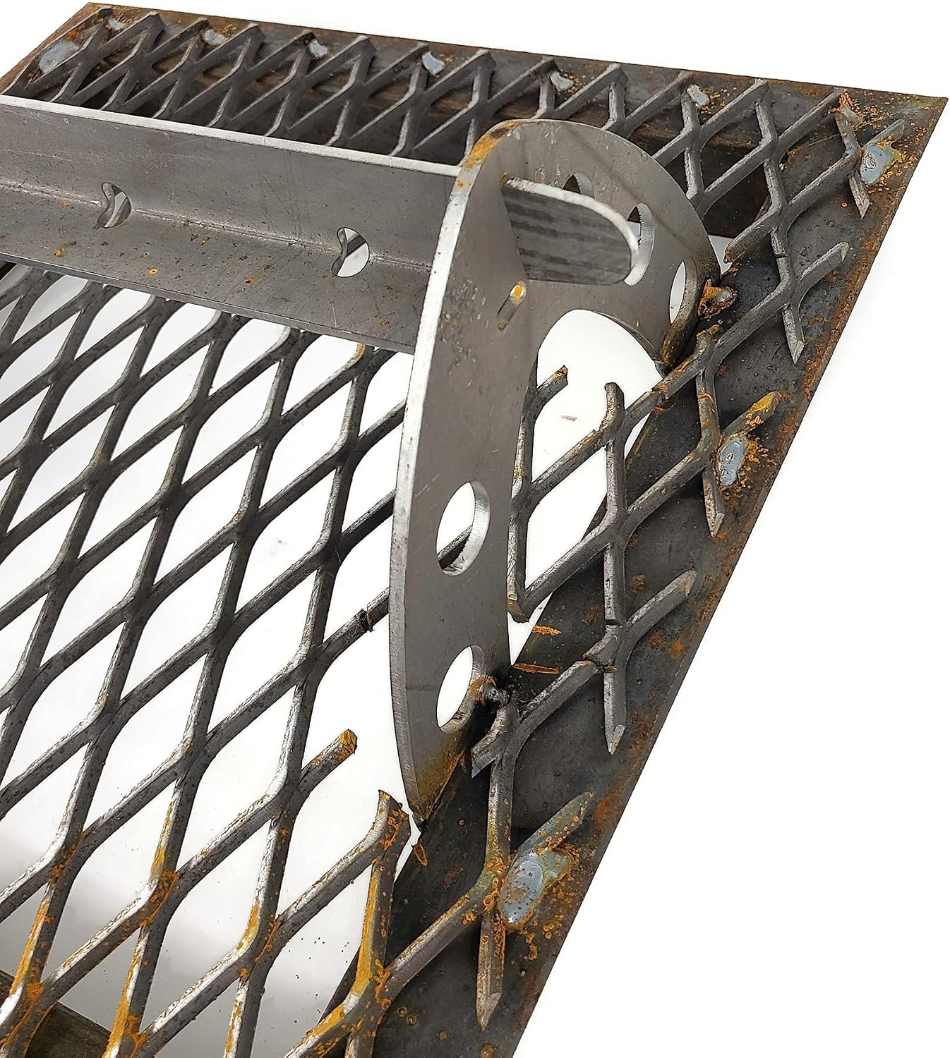 Steel Expanded Iron Heavy Duty Outdoor Boot and Shoe Scraper Cleaner 19 to 34 Inches (22x34 Inches Large)