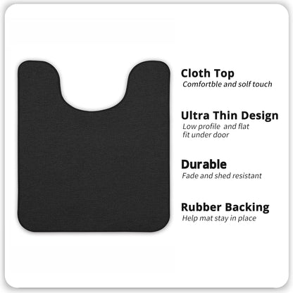 Bath Mat,Ultra Thin Bathroom Rugs,Rubber Bath Mats for Bathroom,No Slip Bath Rugs,Quick Dry,Machine Washable,Low Pile,Absorbent,Shower Outside,Sink,Home Decor Accessories.Grey,1'5"x2'3"(17x27Inch)