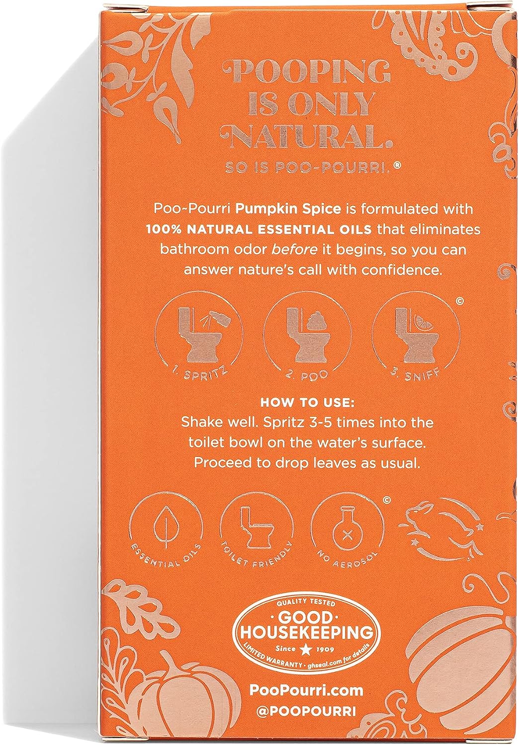 Poo-Pourri Before-You-Go Toilet Spray, Bamboo Rain, 2 Fl Oz, Up to 100 Uses, Bathroom Odor Deodorizer with Essential Oils for Home or Work, Travel Essentials, TSA Approved Size, Bamboo & Fresh Grass
