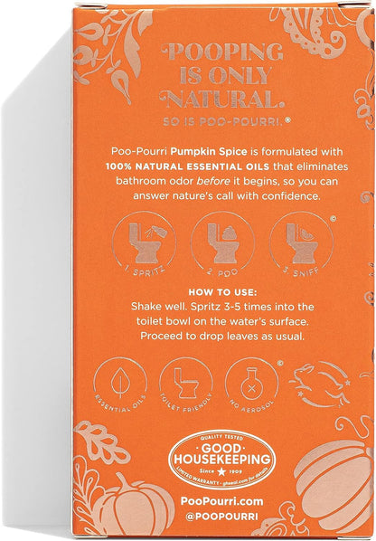 Poo-Pourri Before-You-Go Toilet Spray, Bamboo Rain, 2 Fl Oz, Up to 100 Uses, Bathroom Odor Deodorizer with Essential Oils for Home or Work, Travel Essentials, TSA Approved Size, Bamboo & Fresh Grass
