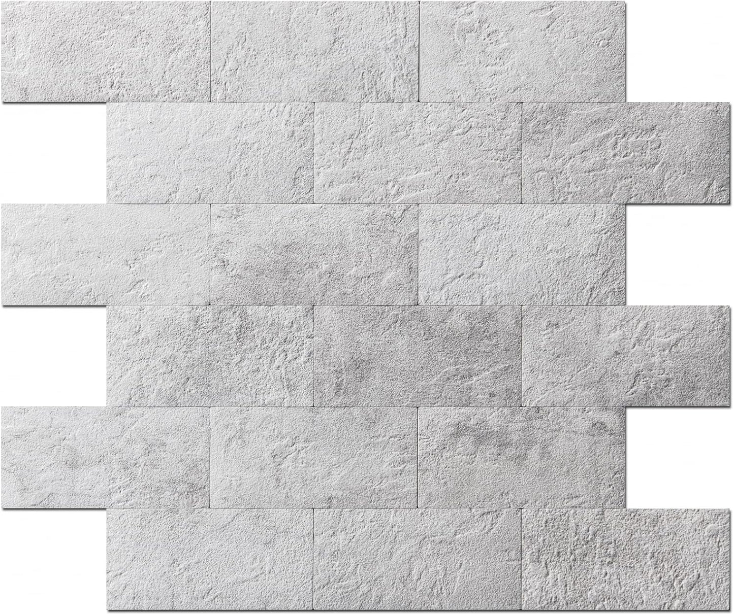 Art3d 10-Pack Peel and Stick Wall Tile for Backsplash, Stick on Stone Tile for Kitchen Bathroom Fireplace Vanitity in Stone Beige