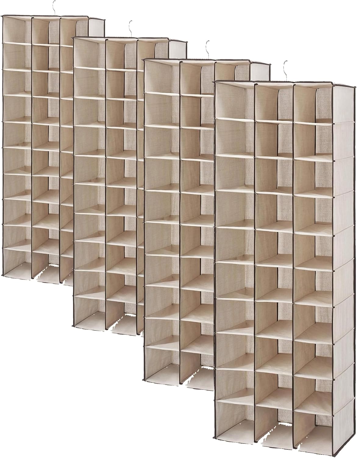 Whitmor Hanging Shoe Shelves - Crosshatch Gray
