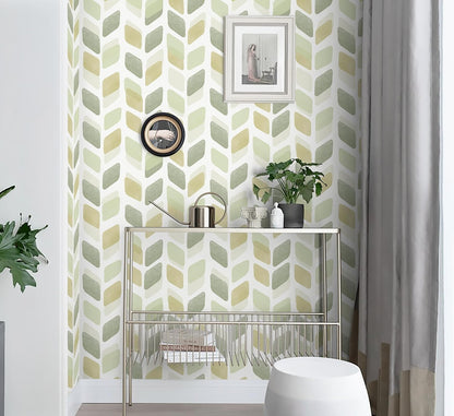 Boho Wallpaper Neutral Peel and Stick Wallpaper 78.7"x17.3" Geometric Wall Paper Beige and White Contact Paper Textured Removable Vinyl Waterproof for Bedroom Farmhouse Kitchen Bathroom