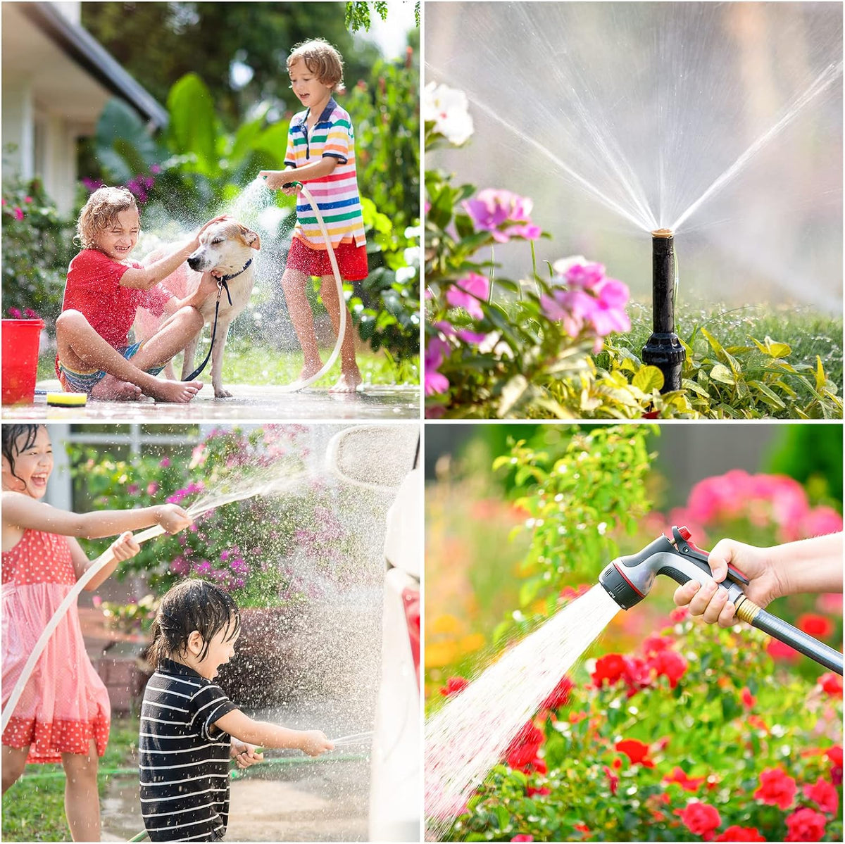 Twinkle Star 2 Way Garden Hose Splitter 3/4" GHT | Hose Y Splitter, Brass Dual Hose Splitter Leak-free