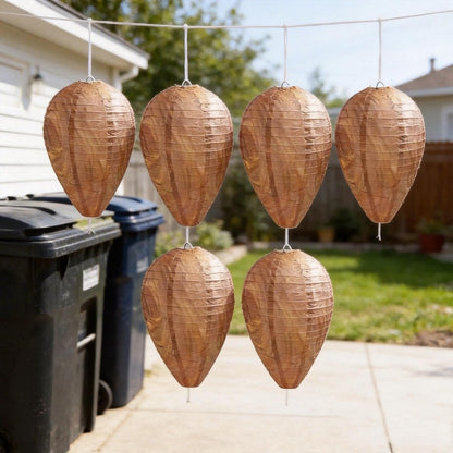 Wasp Trap 4-Pack-Attract & Trap Wasps, Hornets, Yellow Jackets; Protect Patio, Garden, Yard; Reusable, Weather-Resistant, Safe for Family/Pets; Easy Hang & Maintain.