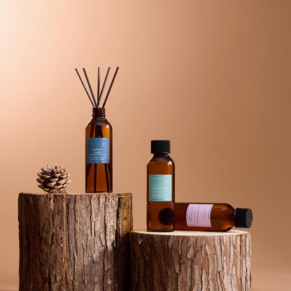 COCORRÍNA Reed Diffuser Refill Set, 10.2oz Scented Oil Refill 3 Pack, Clean Linen, Ocean Mist, Eucalyptus & Moss, Long Lasting Oil Diffuser Refill with 18 Sticks for Bathroom & Bedroom