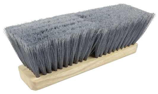 Weiler 42042 24" Fine Sweep Floor Brush, Flagged Silver Polystyrene Fill, Natural