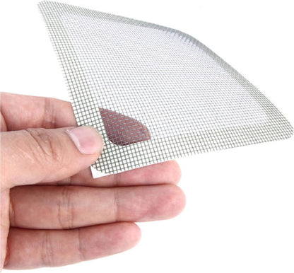 Self Adhesive Window and Door Screen Repair Sheets (Gray)