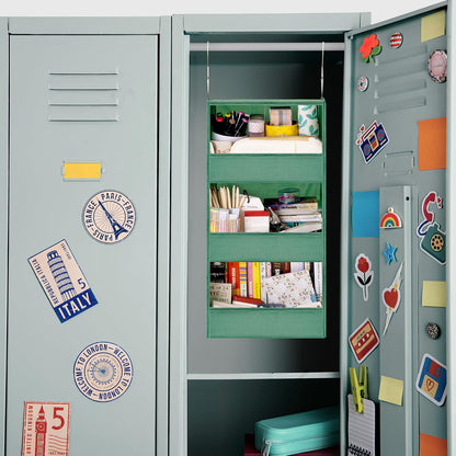 GRANNY SAYS 3-Shelf Hanging Closet Organizer and Storage, Collapsible Hanging Closet Shelves, Hanging Organizer for Closet & RV, Gray, 29 ½" H X 12" W X 12" D, 1-Pack