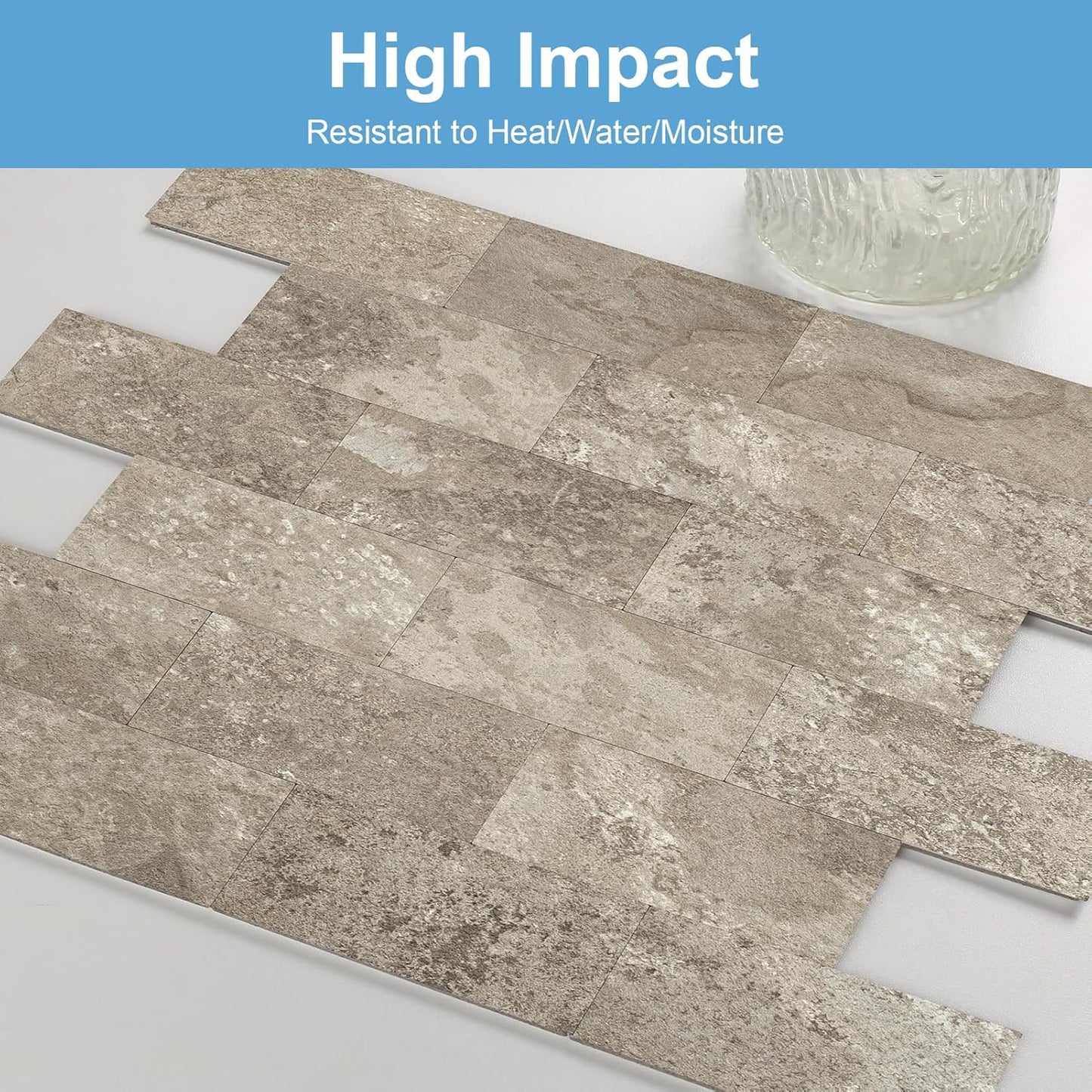 2026 New Upgrade Peel and Stick Backsplash Tile, Peel and Stick 11.34" X 11.57" Wall Tile for Kitchen, Bathroom, Fireplace, Laundry (Beige Ecru, 10 Packs)