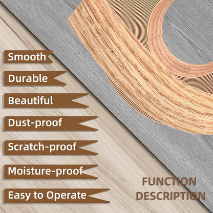 GSCIT Club Wood Grain Repair Tape, 2.4 inch X 15ft Self Adhesive Maple Grain Repair Patch for Tables, Chairs, Baseboards, Doors, Windows, Floors, Handicraft DIY. - Colors B