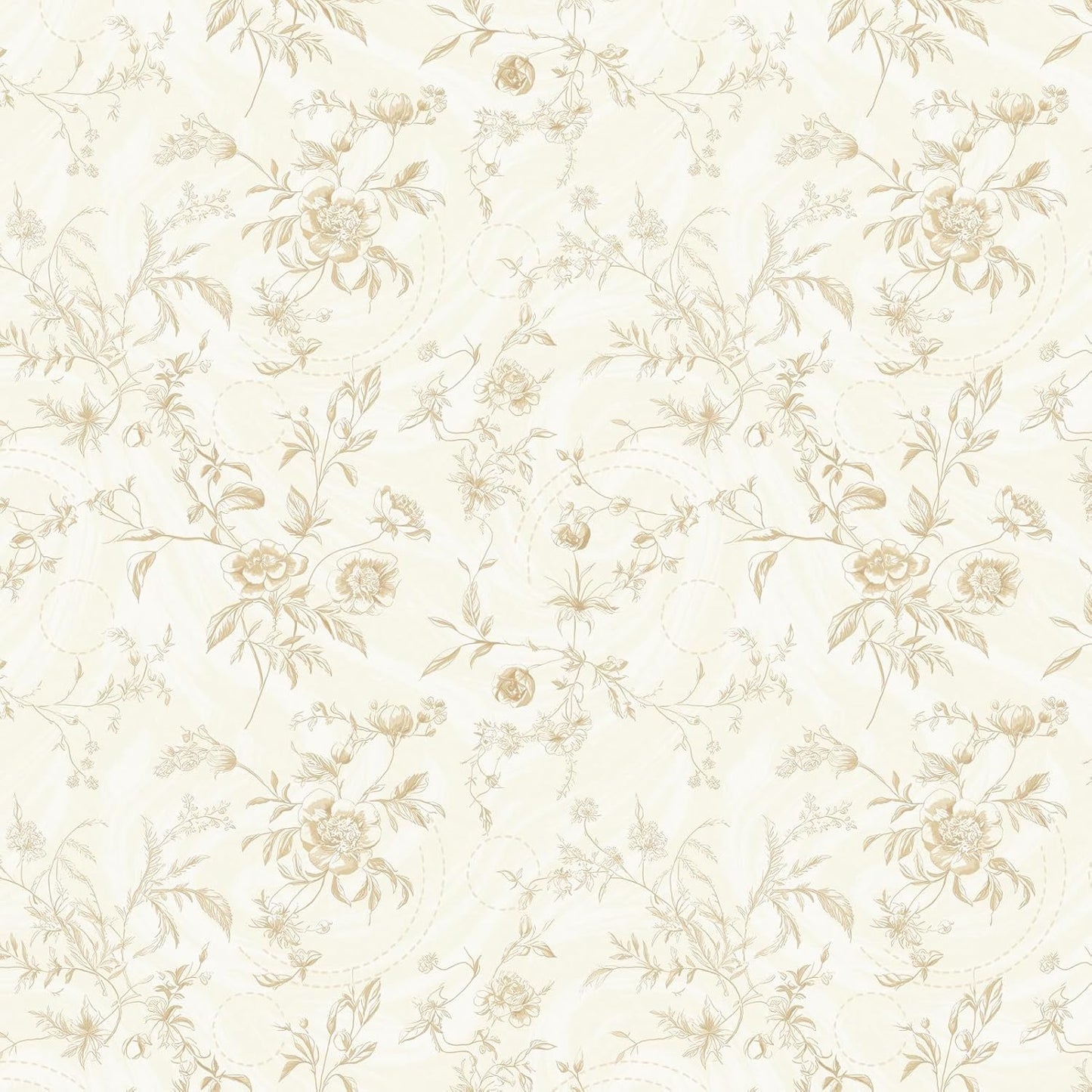Dimoon 17.3''x78.7'' Vintage Peel and Stick Wallpaper Boho Beige Neutral Contact Paper White Floral Bird Wallpaper Removable Botanical Renter Friendly Modern Wall Paper Bedroom Bathroom Vinyl Roll