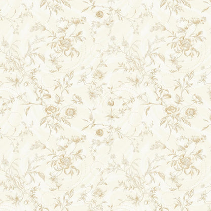 Dimoon 17.3''x78.7'' Vintage Peel and Stick Wallpaper Boho Beige Neutral Contact Paper White Floral Bird Wallpaper Removable Botanical Renter Friendly Modern Wall Paper Bedroom Bathroom Vinyl Roll