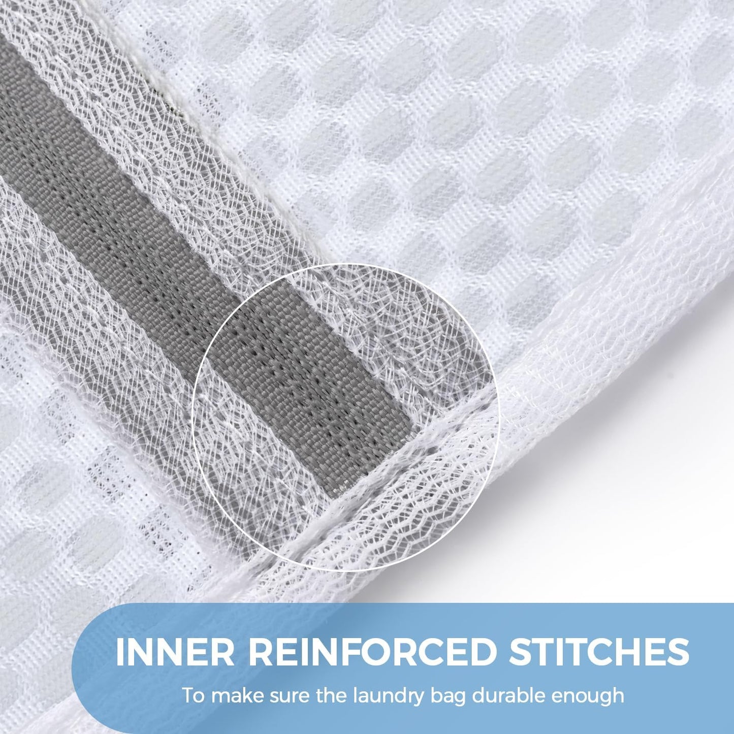 BAGAIL Laundry Bags Mesh Wash Bag for Intimates Lingerie and Delicates, 5Pcs (1XL,2L,2M)