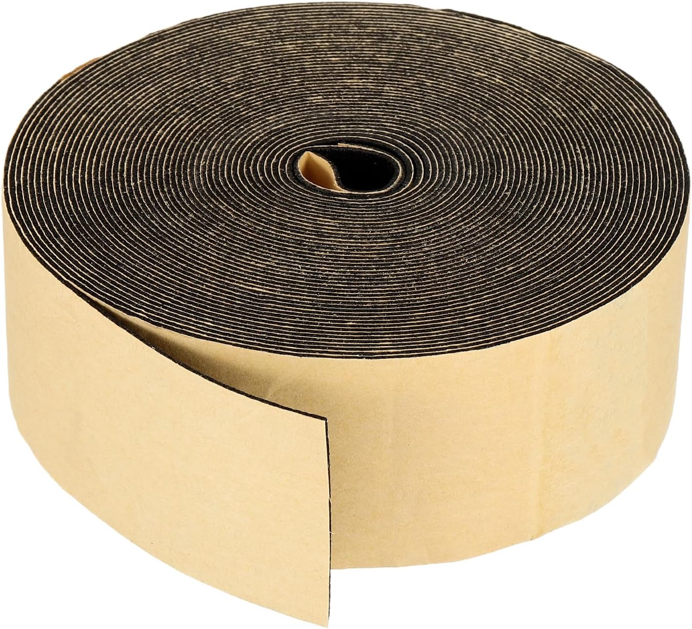 PATIKIL Foam Insulation Tape, 1-1/2" W x 1/8" t x 32.8FT Self Adhesive Weather Stripping Door Seal Strip for Door Window Air Conditioning, Black - Colors B