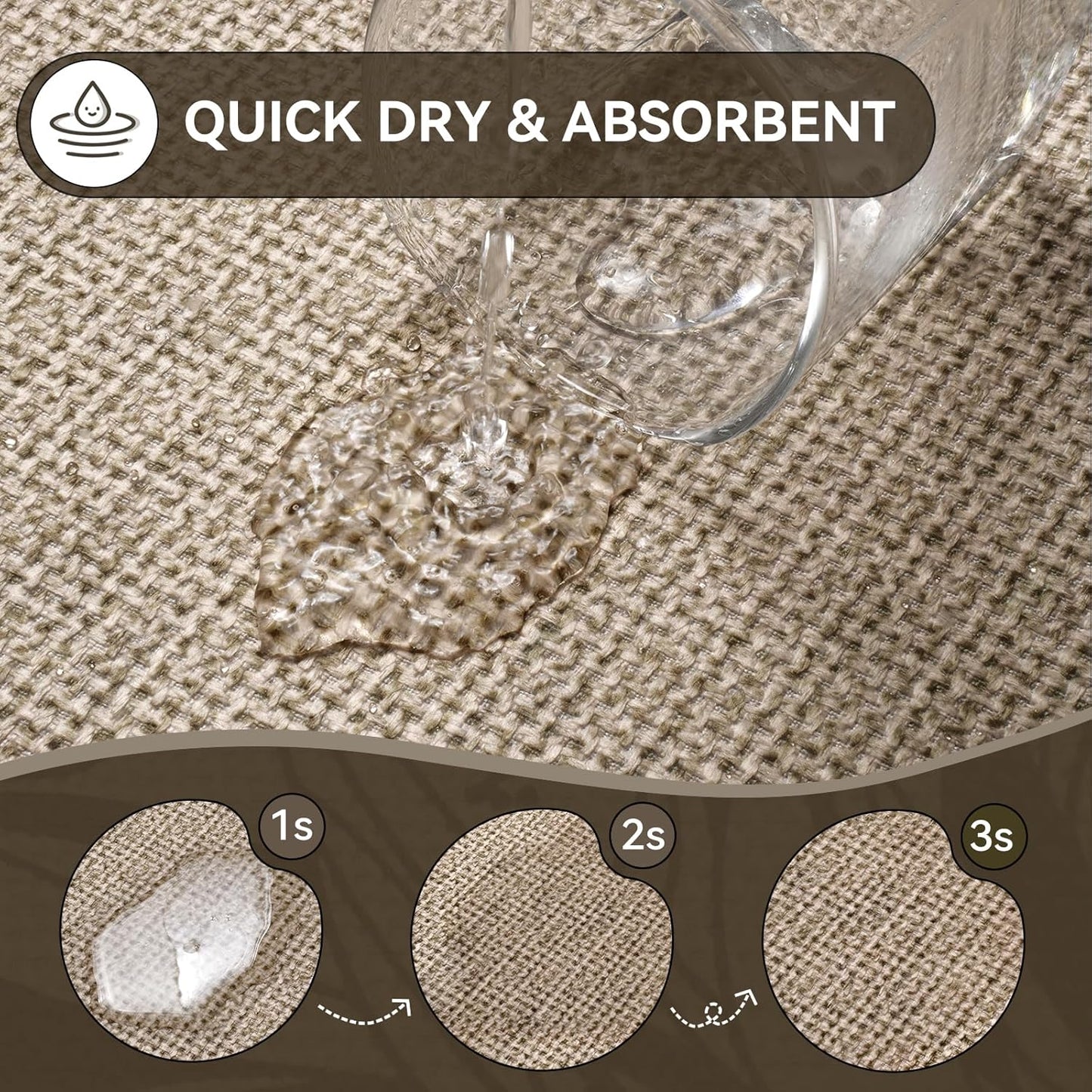 YDKGL Ultra Thin Bathroom Rugs Mat Quick Dry Absorbent Non Slip Bath Mat Bath Mats for Bathtub Mat Bathroom Carpet Fit Under Door Washable Floor Rubber Half Round Bath Rugs Grey 16x24