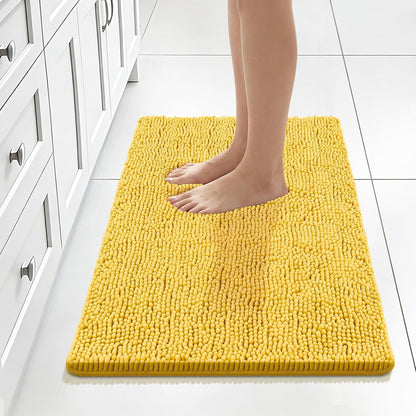 Bcoimo Bathroom Rugs 24x17, Bath Mats for Bathroom Non Slip with Rubber Backing,High Absorbent Microfiber Bath Rugs Quick Drying, Machine Washable, Durable Decor