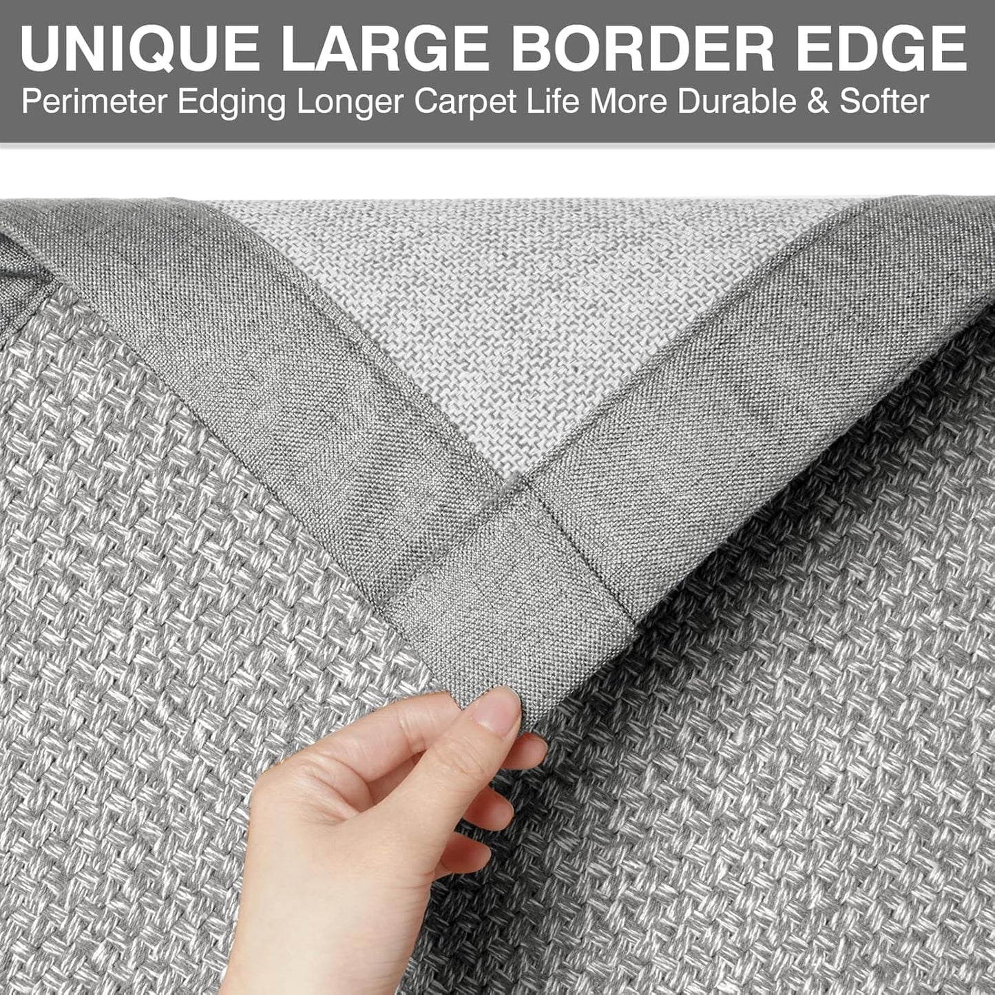 YDKGL Bathroom Rugs Non Slip, Super Absorbent Quick Dry Bath Mats for Bathroom, Foam Weave Texture Thin Bath Rugs Washable with Rubber Backing Fit Under Door Outside Shower,16" x 24“