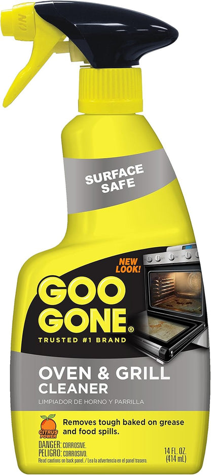 Goo Gone Oven and Grill Cleaner - 28 Ounce - Removes Tough Baked On Grease and Food Spills Surface Safe