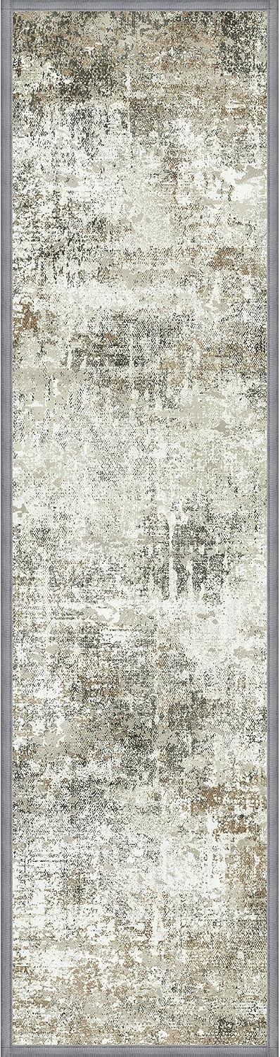 sarben Non Slip Stair Treads for Wooden Steps 15PCS - 8"x30" Indoor Safety Carpet, Edging Mats with TPE Adhesive Backing, Pet and Elderly Friendly Stair Rugs (Taupe) - Colors A