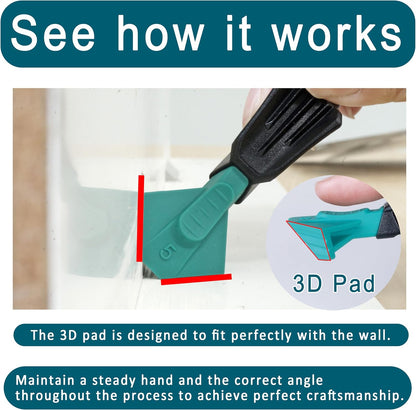 ORXPLUS TOOLS Silicone Caulking Tool Kit Silicone Sealant Finishing Tool for Silicone Sealant Grout Finishing Sealing (Palm Silicone Caulking Tool)