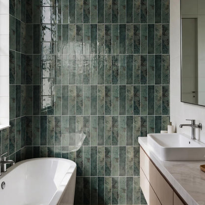 Alwayspon 10 Sheets 12x12inch Beige 3D Vinyl Backsplash Tiles, Self-Adhesive Peel and Stick Wall Tile Stickers Stick on Subway Tiles for Kitchen Bathroom Wall