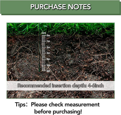 12 Pack 16 Inch Metal Plant Support Stakes for Outdoor Plants and Flowers | Peony cages and supports, Flower stakes, Includes 15 Pcs twist ties, Sturdy, Rust-proof, Easy to install, Durable