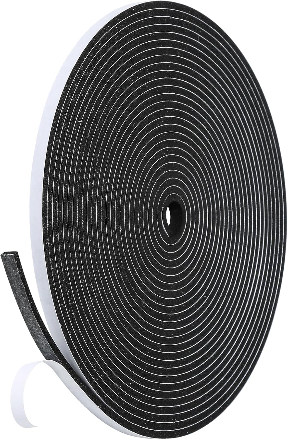 16Feet Weather Stripping Seal (1/2 Inch X 1/4 Inch) for Door Window, High Density Foam Tape, Soundproofing, Insulation Strip, Door Sealers for Door Frame- White