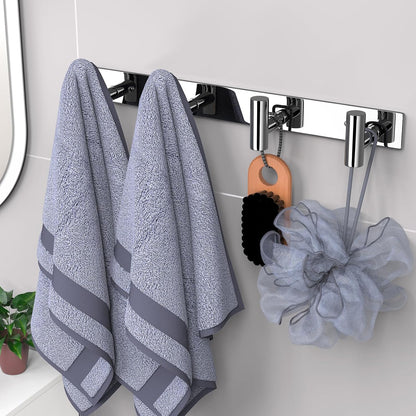 VAEHOLD Black Hat and Coat Wall Mount Rack - 3 Hooks for Robes, Bags, Keys, and Towels - Bathroom Towel Hanger Organizer (1 Pack)