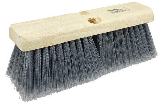 Weiler 42042 24" Fine Sweep Floor Brush, Flagged Silver Polystyrene Fill, Natural