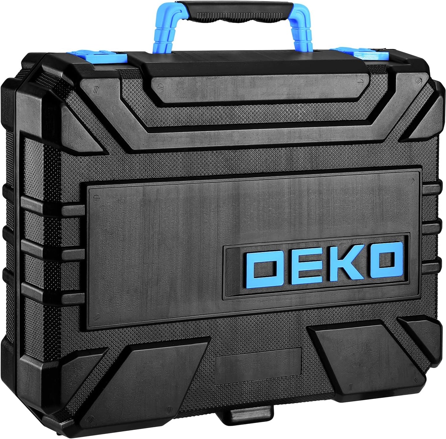 DEKOPRO Tool Set：Tool Kit with 8V Cordless Drill,Tool Box with Drill,Hand Drill Set for Men & Women,Home Tool Kits for House Repair,Handyman,DIY 126 Piece
