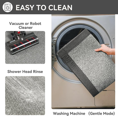 YDKGL Non Slip Bath Mat, Rubber Backing Ultra Thin Bathroom Rugs Fit Under Door Quick Dry Super Absorbent Washable Bath Rug Shower Mat for Bathroom Floor Bathtub Shower Sink, Easy Care Blue 16"x 24"
