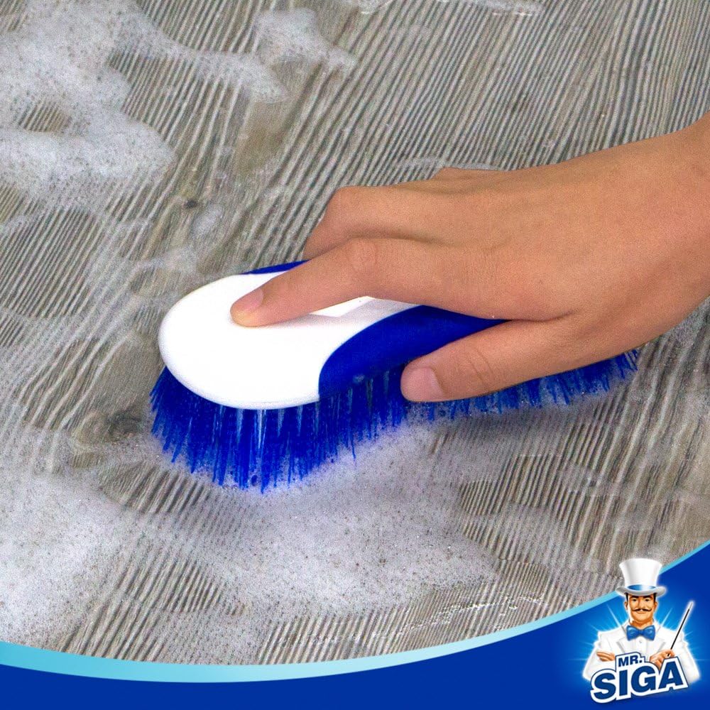 MR.SIGA Multi-Purpose Heavy Duty Scrub Brush - Pack of 2
