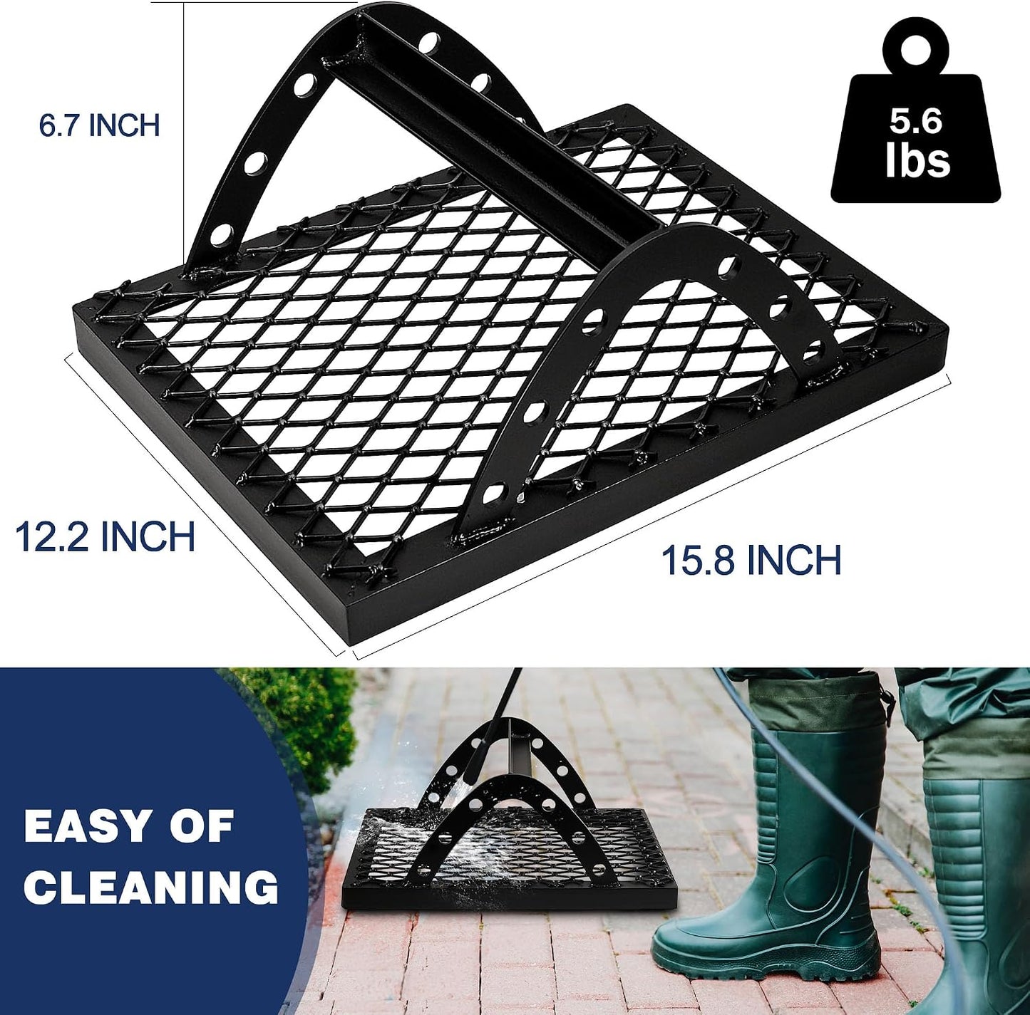 Boot Scraper Heavy Duty Metal Boot Brush Scraper Outdoor Heavy Duty Shoe Boot Mud Scraper Outdoor Boot Dirt Cleaner Shoe Brush&Boot Brush, Boot Cleaner Boot Scrubber Shoe Scrubber