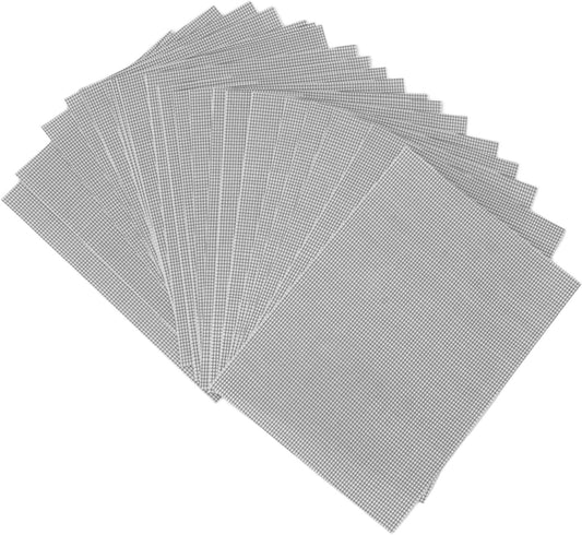 TANIQIACA 20Pcs Window Screen Repair Kit Screen Repair Tape Self Adhesive Screen Repair Patch Fiberglass Replacement Screens for Windows Doors Tent Net to Cover Holes