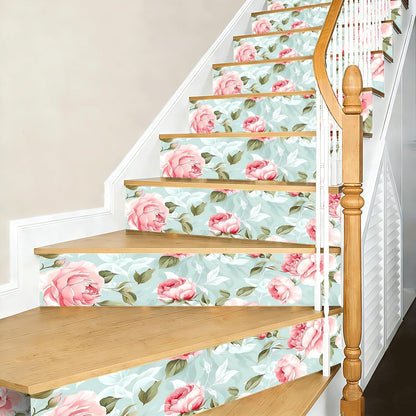Peel and Stick Wallpaper, Soft Wildflower Botanical Contact Paper, PVC Vinyl Removable Wall Covering, Waterproof Easy-Clean, No Residue Renter Friendly, Neutral Decor, 39.4x17.3 in (Flowers2)