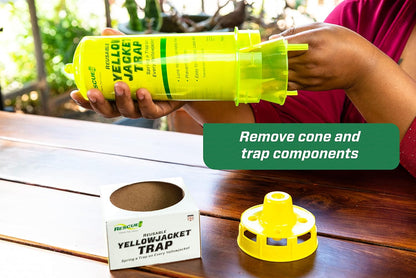 RESCUE! Reusable Yellowjacket Trap – Includes Attractant - 6 Traps