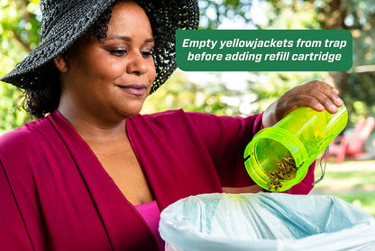 RESCUE! Yellowjacket Attractant Reusable Yellowjacket Traps – 4 Week Supply | insect-repellants