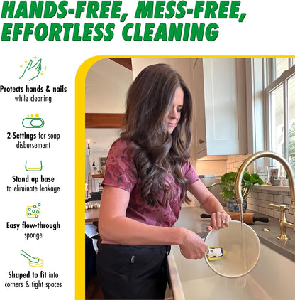 Libman Heavy Duty Scrub Brush Kit | Cleaning Brushes for Household Use | Tub Scrubber | Easy Grip Scrub Brush | Big Job Kitchen Brush | Dual Sided Tile & Grout Brush | 3 Different Brushes Included