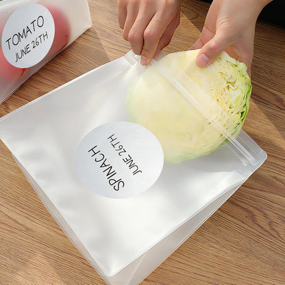 3 Inch White Color Code Dot Stickers,500 PCS Round Labels Stickers in Dispenser Box for Organization, Inventory,Classroom