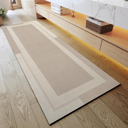 YDKGL Non Slip Bath Mat, Rubber Backing Ultra Thin Bathroom Rugs Fit Under Door Quick Dry Super Absorbent Washable Bath Rug Shower Mat for Bathroom Floor Bathtub Shower Sink, Easy Care Blue 16"x 24"