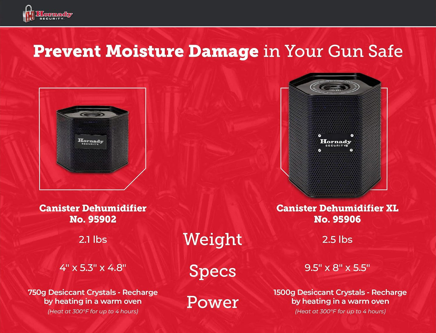 Hornady 95902 Dehumidifier Canister,Black