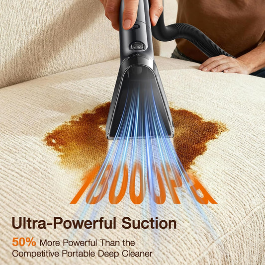 Electric Spin Scrubber, Cordless Cleaning Brush Scrubber with 7 Replaceable Brush Heads and Adjustable Extension Handle, IPX7 Waterproof Power Cleaning Brush for Bathroom Tub Floor Tile Shower