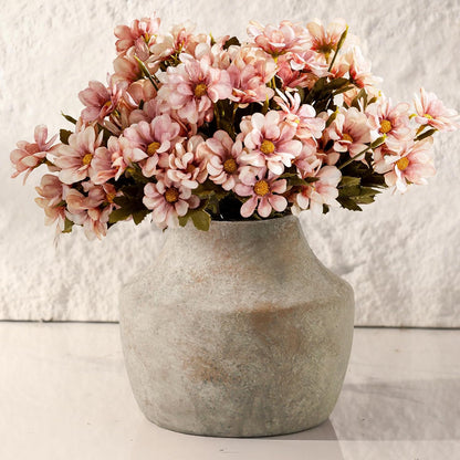 Ceramic Vase Set of 3, Modern Decorative Vases for Home Decor, Small Flower Pottery Vase Sets, Boho Farmhouse Rustic Vases for Living Room, Kitchen, Bedroom, Bathroom, Shelf, Table