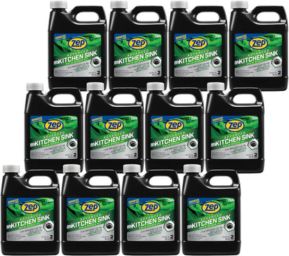 Zep Advanced Kitchen Drain Opener - 32 ounces - U49710 - Formulated for Grease, Food, and Oil-Safe for Garbage Disposal