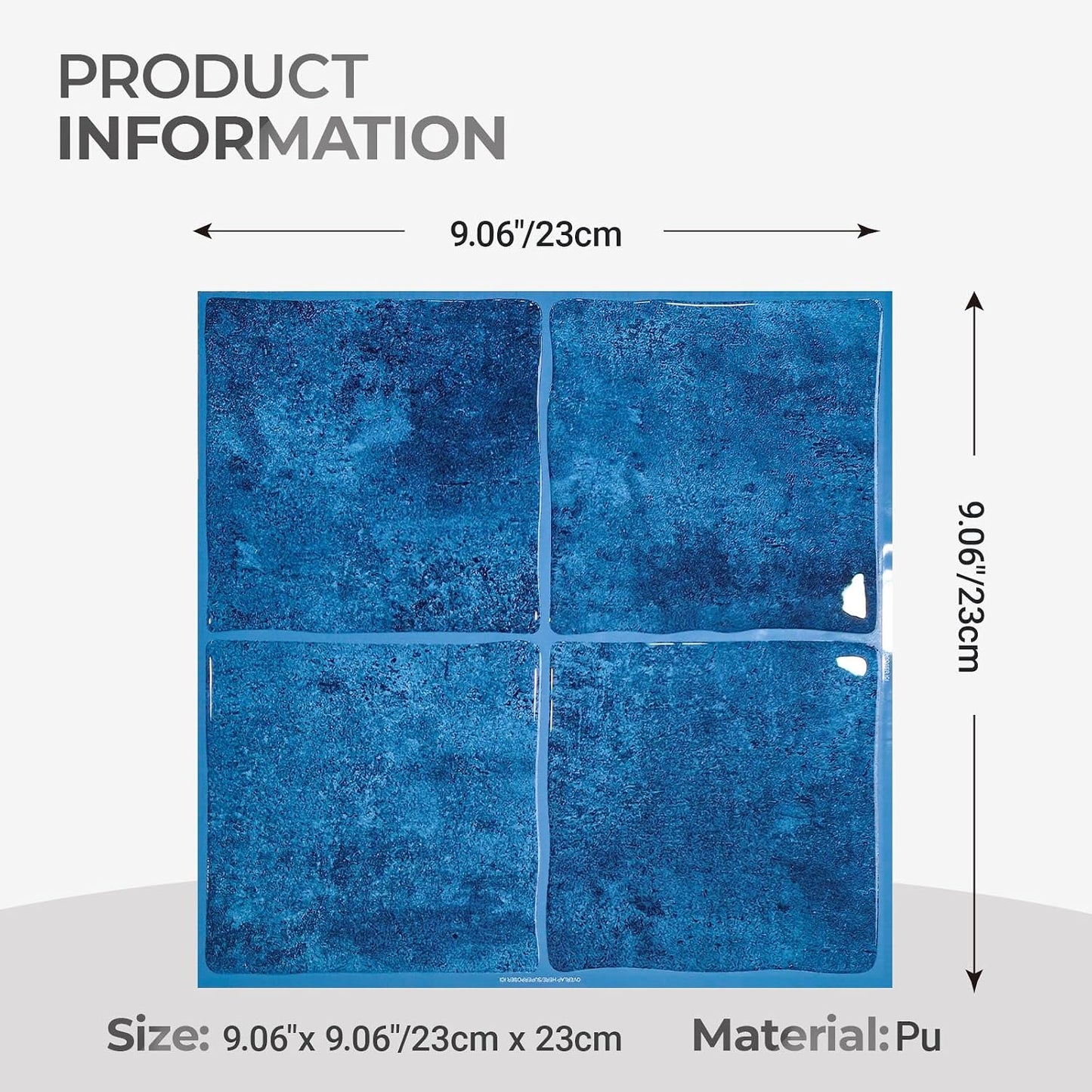 5 Sheets Peel and Stick Backsplash, Self Adhesive Wall Tiles, 3D Adhesive Tile Backsplash, 12"x12"Premium Self Adhesive Wall Tiles Peel and Stickfor Kitchen, Bathroom, RV(Spring Moss)
